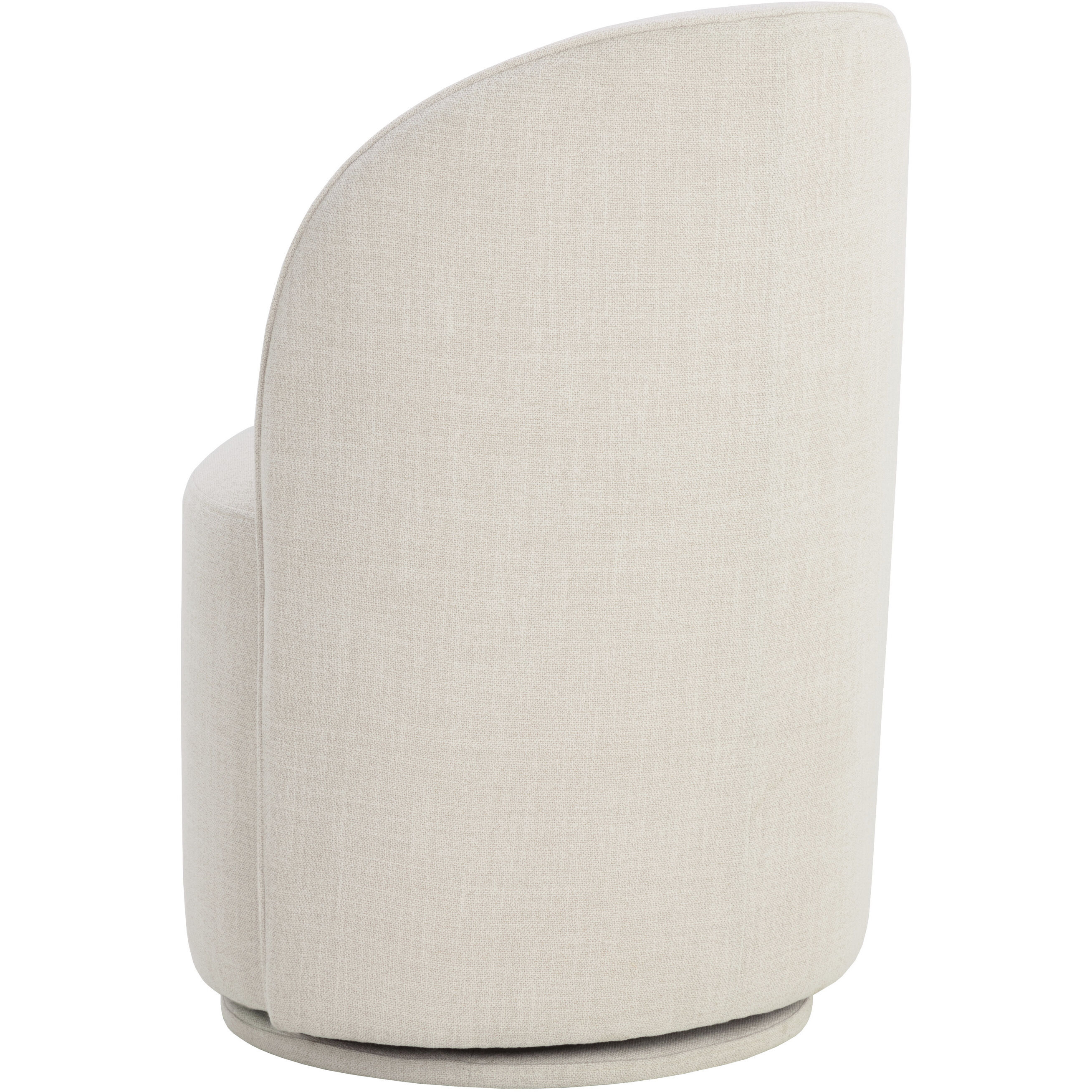 Cavoli Effie Linen Swivel Dining Chair